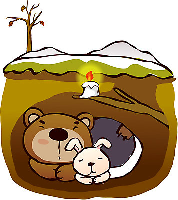 EPS 나무 식물 동물 척추동물 육지동물 계절 일러스트 초 촛불 곰 포유류 조명 산 사람없음 이불 가을 굴 나뭇가지 토끼 잠 수면 동굴 절기 겨울잠 땅속 상강 국내일러스트 침구 어패류 물 반려동물 파일형식 벡터