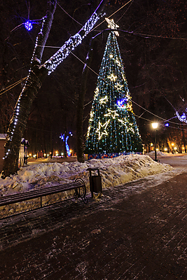 포토 JPG 해외이미지 나무 계절 공원 유럽 별 여행 크리스마스 겨울 건축양식 하늘 휴가 조명 새로움 거리 주택 사람없음 장식 파란색 빛 컬러풀 화환 어둠 나뭇가지 도시 야간 12월 연도 정사각형 러시아 1월 2월 가문비나무 해외202008 해외포토 자연요소 도형 식물 공공시설 기념일 건축 꽃 나라 컬러 컨셉 건물 날짜 파일형식