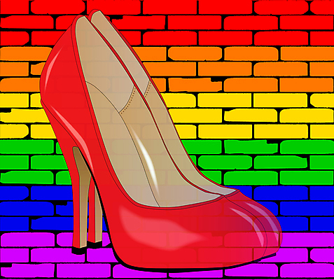 포토 JPG 해외이미지 구두 벽 백그라운드 신발 십자가 무지개 일러스트 사람없음 빨간색 윤곽 성소수자 해외202008 해외포토 자연요소 컬러 파일형식