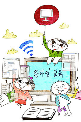 전신 PSD 구름 학생 여자 남자 어린이 일러스트 수업 모바일 책 세명 컴퓨터 연필 디지털 와이파이 방송 풍선 온라인강의 사회적거리두기 온택트 랜선라이프 국내일러스트 자연요소 라이프스타일 교육 캠페인 학용품 사람 전자제품 필기구 강의 무선인터넷 파일형식 언택트