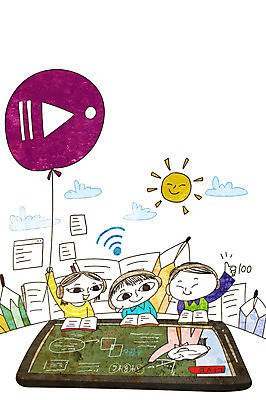 전신 PSD 구름 학생 여자 남자 어린이 일러스트 수업 모바일 여러명 초록색 태블릿 태양 연필 디지털 교사 방송 풍선 온라인강의 사회적거리두기 온택트 랜선라이프 국내일러스트 자연요소 직업 라이프스타일 교육 캠페인 컬러 다수 학용품 사람 전자제품 스마트기기 필기구 강의 파일형식 언택트