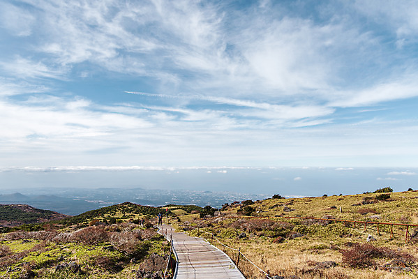 포토 JPG 주간 구름 바다 여행 자연 하늘 한국 풍경 사람없음 야외 관광지 제주도 가을 오름 데크 등산로 한라산 국내여행 제주도여행 수평선 어리목탐방로 국내포토 자연요소 계절 아시아 산 등산 생태계 파일형식 탐방로