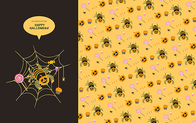PSD 패턴 일러스트 호박 사탕 사람없음 검은색 할로윈 패턴백그라운드 거미줄 거미 머핀 국내일러스트 빵 컬러 곤충 백그라운드 무늬 채소 디저트 파일형식