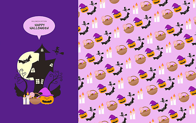 PSD 패턴 일러스트 촛불 호박 사탕 그림자 사람없음 보라색 검은색 할로윈 패턴백그라운드 달 성 미녀 박쥐 잭오랜턴 국내일러스트 자연요소 건축물 컬러 백그라운드 무늬 채소 초 포유류 디저트 미인 파일형식