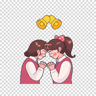 편집 편집이미지 여자 교복 리본 청소년 누끼 상반신 두명 수능 종 기도 PNG 여자만 편집소스 옷 사람 시험 파일형식