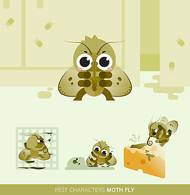 캐릭터 여러마리 일러스트 치즈 사람없음 초록색 세트 귀여움 바이러스 해충 화장실 곤충캐릭터 변기통 나방파리 일러캐릭터 AI파일 컬러 다수 곤충 컨셉 유제품 벌레 파일형식 벡터