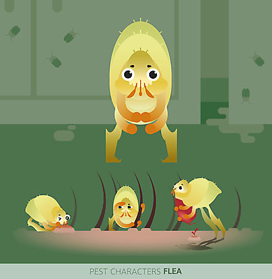 캐릭터 여러마리 일러스트 털 사람없음 초록색 세트 귀여움 혈액 해충 곤충캐릭터 벼룩 숨기 일러캐릭터 AI파일 컬러 다수 곤충 컨셉 모션 벌레 파일형식 벡터