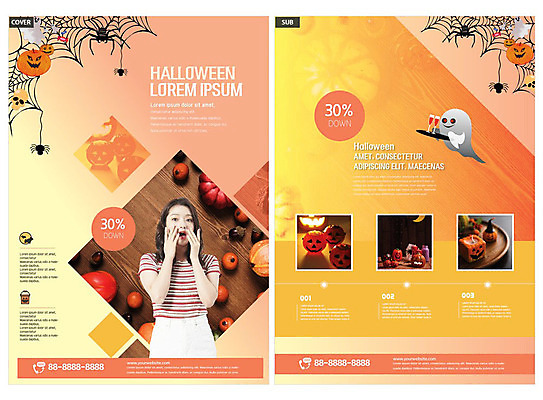 템플릿 여자 ZIP 리플렛 호박 한명 팜플렛 20대 성인 주황색 놀람 할로윈 한국인 유령 전단템플릿 전단 거미 잭오랜턴 성인여자한명만 인디자인 INDD 이미지템플릿 1 감정 컬러 곤충 채소 표정 사람 동양인 청년 홍보물 여자한명만 성인여자만 파일형식