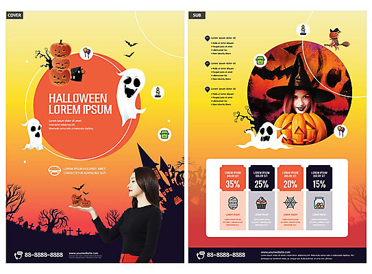 서양인 외국인 템플릿 여자 ZIP 리플렛 호박 한명 팜플렛 20대 성인 노란색 할로윈 한국인 성 유령 전단템플릿 전단 마녀 박쥐 잭오랜턴 인디자인 INDD 이미지템플릿 1 건축물 컬러 채소 포유류 사람 동양인 인종 청년 홍보물 파일형식