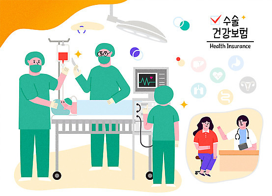 전신 여자 노년 남자 어린이 일러스트 건강 여러명 상반신 성인 진료 의사 심장 수술 허파 장 질병 간 자궁 보험 바이탈 건강보험 국내일러스트 AI파일 다수 의학 사람 치료 의료진 장기_의학 호흡기관 파일형식 벡터