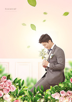 PSD 편집이미지 남자 꽃 행복 분홍색 부케 신랑 결혼 한명 정장 턱시도 상반신 성인 30대 장미 기쁨 한국인 향기 성인남자한명만 이미지편집 식물 1 옷 감정 컬러 꽃다발 사람 동양인 이벤트 장년 냄새 남자한명만 성인남자만 파일형식