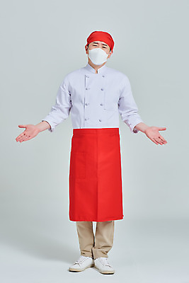 포토 JPG 스튜디오촬영 전신 남자 비즈니스 회색배경 실내 두건 마스크 한명 서기 들기 손짓 성인 앞모습 30대 식당 주방장 앞치마 한국인 찡그림 상인 사회이슈 서비스 고민 자영업 장사 매출 성인남자한명만 소상공인 국내포토 직업 1 감정 뷰포인트 백그라운드 컨셉 모션 표정 사람 동양인 내부 장년 경제 상점 요리사 회색 상업 남자한명만 성인남자만 파일형식