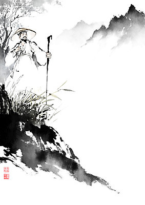 PSD 나무 모자 남자 가방 일러스트 캘리그라피 배낭 지팡이 가지 붓터치 나뭇잎 산 한명 등산 안개 풀 한복 동양화 언덕 저고리 번짐 삿갓 김삿갓 남자한명만 국내일러스트 식물 모자_잡화 1 한국전통 잡화 잎 채소 날씨 전통소품 미술 사람 트래킹 전통의상 남자만 파일형식 효과