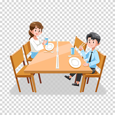 편집 편집이미지 여자 남자 누끼 상반신 두명 식당 식사 사회이슈 PNG 편집소스 코로나바이러스 사회적거리두기 델타변이바이러스 캠페인 컨셉 사람 상점 바이러스 파일형식