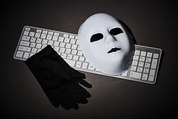 포토 JPG 스튜디오촬영 장갑 인터넷 비즈니스 회색배경 실내 가면 사람없음 금융 전자제품 정보 키보드 암호 해킹 해커 불법 사이버범죄 정보보호 국내포토 잡화 백그라운드 내부 경제 회색 범죄 보호 파일형식