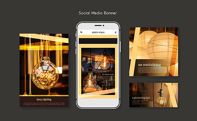PSD 템플릿 배너템플릿 ZIP 웹템플릿 전구 디자인시안 모바일 조명 사람없음 빛 스마트폰 세트 노란색 모바일템플릿 모바일웹 소셜네트워크 소셜미디어 웹배너 모바일앱 SNS배너 모바일페이지 이미지템플릿 배너 컬러 핸드폰 스마트기기 페이지 파일형식