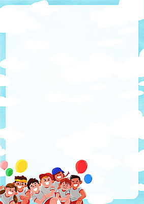 PSD 여자 교육 남자 어린이 일러스트 프레임 여러명 파란색 편지 편지지 풍선 에듀 에듀케이션 프레임일러스트 어린이만 스쿨팩 국내일러스트 컬러 다수 사람 파일형식