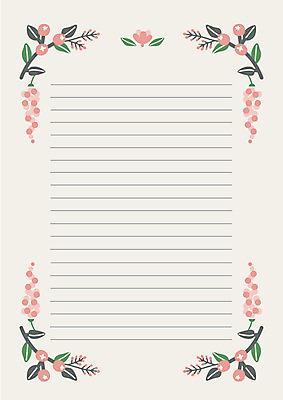 교육 열매 꽃 잎 일러스트 프레임 사람없음 회색 편지 편지지 에듀 에듀케이션 프레임일러스트 스쿨팩 국내일러스트 AI파일 식물 컬러 파일형식 벡터