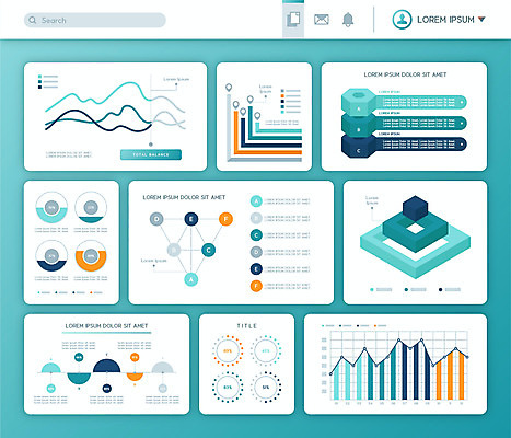 선 일러스트 수치 그래프 사람없음 파란색 인포그래픽 정보 막대그래프 심플 원그래프 엘리먼트 곡선그래프 국내일러스트 AI파일 컬러 파일형식 벡터