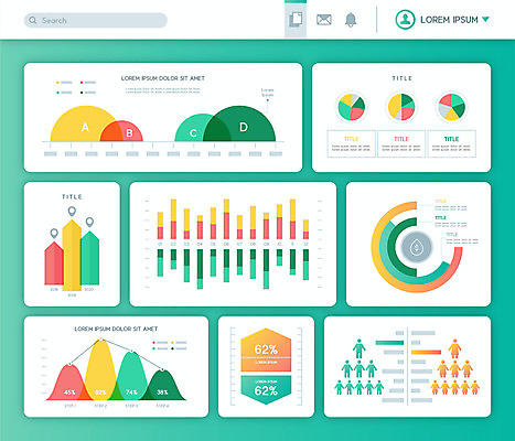 선 일러스트 수치 그래프 사람없음 초록색 인포그래픽 정보 막대그래프 심플 원그래프 엘리먼트 곡선그래프 국내일러스트 AI파일 컬러 파일형식 벡터