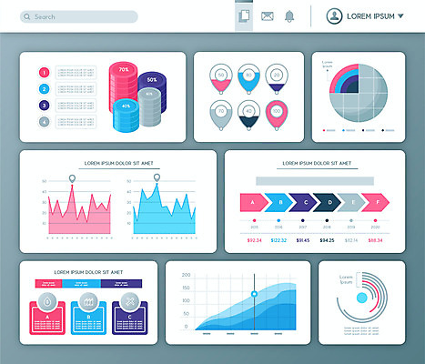 선 일러스트 수치 그래프 사람없음 인포그래픽 회색 정보 막대그래프 심플 원그래프 엘리먼트 곡선그래프 국내일러스트 AI파일 컬러 파일형식 벡터