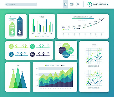 선 일러스트 수치 그래프 사람없음 초록색 인포그래픽 정보 막대그래프 심플 원그래프 엘리먼트 곡선그래프 국내일러스트 AI파일 컬러 파일형식 벡터