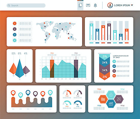 선 지도 일러스트 수치 그래프 사람없음 인포그래픽 정보 막대그래프 심플 원그래프 엘리먼트 곡선그래프 국내일러스트 AI파일 파일형식 벡터