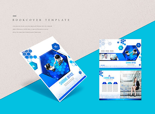 PSD 외국인 템플릿 표지디자인 북디자인 출판디자인 여자 표지 남자 ZIP 내지 리플렛 북커버 회사 악수 팜플렛 여러명 성인 파란색 사무실 한국인 직장인 성인만 공유오피스 이미지템플릿 직업 컬러 다수 비즈니스 사람 동양인 인종 손짓 파일형식 공유경제