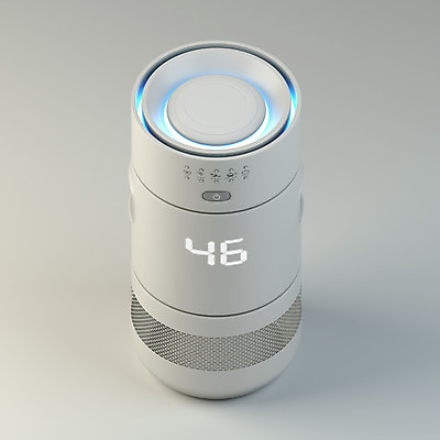 PSD 편집이미지 생활용품 회색배경 사람없음 전자제품 한개 3D소스 3D 기계 가전제품 입체 디지털합성 오브젝트 생활가전 공기청정기 편집소스 소형가전제품 편집3D 1 백그라운드 회색 파일형식