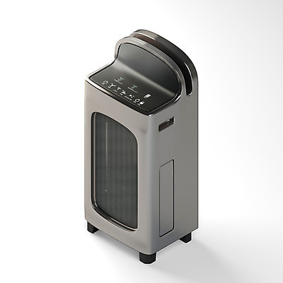 PSD 편집이미지 생활용품 회색배경 사람없음 전자제품 한개 3D소스 3D 기계 가전제품 입체 디지털합성 오브젝트 생활가전 제습기 편집소스 소형가전제품 편집3D 1 백그라운드 회색 파일형식