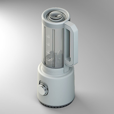 PSD 편집이미지 생활용품 회색배경 사람없음 전자제품 한개 3D소스 3D 기계 가전제품 믹서 입체 디지털합성 오브젝트 생활가전 편집소스 소형가전제품 편집3D 1 백그라운드 회색 파일형식