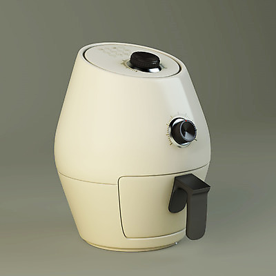 PSD 편집이미지 생활용품 회색배경 사람없음 전자제품 한개 3D소스 3D 기계 가전제품 입체 디지털합성 오브젝트 생활가전 편집소스 소형가전제품 에어프라이어 편집3D 1 백그라운드 회색 파일형식