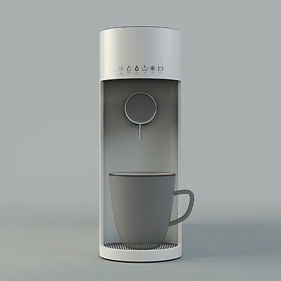 PSD 편집이미지 생활용품 회색배경 사람없음 전자제품 한개 3D소스 3D 기계 가전제품 입체 디지털합성 오브젝트 생활가전 정수기 편집소스 소형가전제품 편집3D 1 백그라운드 회색 파일형식