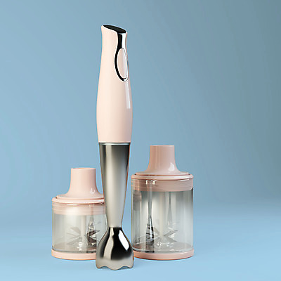 PSD 편집이미지 생활용품 사람없음 전자제품 한개 3D소스 3D 기계 가전제품 입체 디지털합성 오브젝트 파란배경 생활가전 핸드블렌더 편집소스 소형가전제품 편집3D 1 백그라운드 주방용품 파란색 파일형식