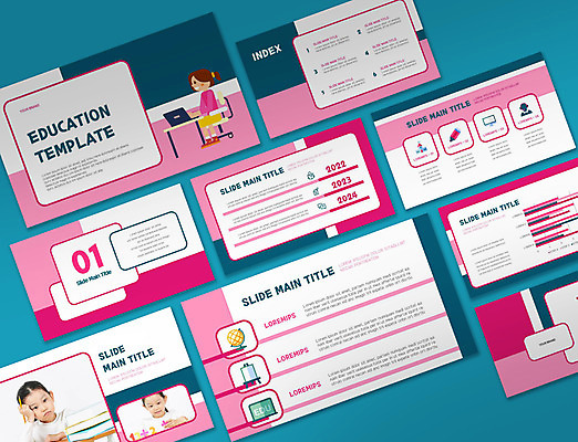 템플릿 여자 교육 어린이 분홍색 비즈니스 그래프 세명 노트북 세트 한국인 계산 PPT 프레젠테이션 문서템플릿 문제 소녀만 9P 이미지템플릿 컬러 사람 동양인 전자제품 여자만 어린이만 파일형식