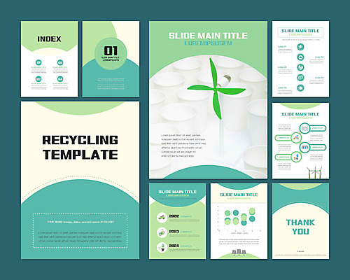 템플릿 비즈니스 그래프 사람없음 연두색 세트 환경 재활용 그린에너지 종이컵 PPT 프레젠테이션 바람개비 문서템플릿 9P 이미지템플릿 컵 초록색 에너지 일회용 친환경 파일형식