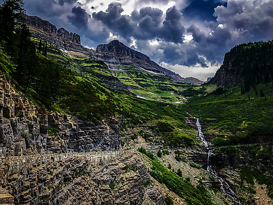 포토 JPG 해외이미지 사람없음 미국 폭포 빙하 사이클링 절정 해외202009 해외포토 북아메리카 자연 육상스포츠 파일형식