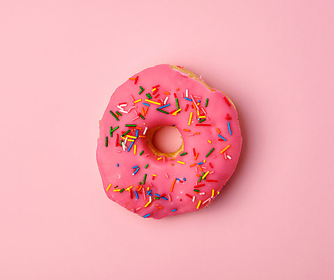포토 JPG 해외이미지 음식 분홍색 디저트 사람없음 도넛 달콤 분홍색배경 해외202009 해외포토 컬러 백그라운드 맛 파일형식