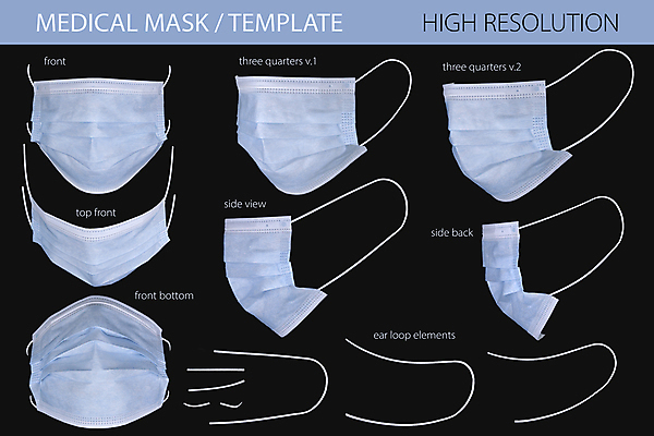 포토 JPG 해외이미지 템플릿 얼굴 유니폼 건강 병원 가면 마스크 사람없음 파란색 약 검은색 공백 고통 의사 직물 입 수술 바이러스 보호 질병 자르기 오브젝트 감염 고립 돌봄 위생관리 인플루엔자 전염병 목업 살균 해외202009 해외포토 옷 감정 컬러 컨셉 의학 모션 관리 신체부위 치료 의료진 파일형식