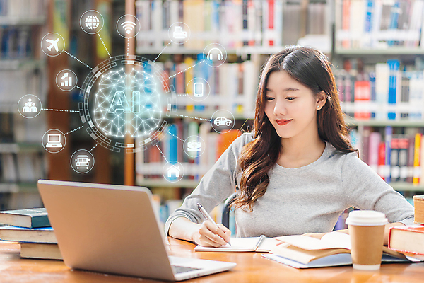 포토 JPG 해외이미지 학생 라이프스타일 여자 교육 행복 아시아 백그라운드 인터넷 비즈니스 통신 학교 미래 책장 한명 앉기 동양인 책 학습 스터디 독서 우주 디지털 정보 기록 네트워크 연결 질문 뇌 신학기 교과서 대학교 과제 서점 대답 인공 지능 해외202009 AI_인공지능 해외포토 1 감정 나라 가구 컨셉 모션 교재 사람 인종 생활 상점 파일형식