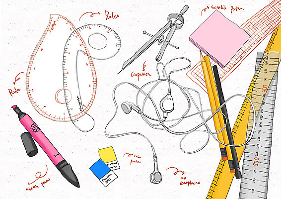 PSD 포스터 문화 예술 이어폰 백그라운드 일러스트 문화예술 문구용품 자 사람없음 가로 필기구 연필 포스트잇 컴파스 형광펜 곡선자 제도 제도용품 국내일러스트 음향기기 학용품 펜 메모지 오브젝트 파일형식