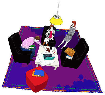 EPS 라이프스타일 여자 남자 의자 가방 일러스트 회사 비즈니스 모션 탁자 회의 전등 조명 실내 사람 컵 가로 세명 비즈니스라이프 노트북 컴퓨터 소파 하이앵글 사무실 필기구 펜 다이어리 카펫 램프 직장인 비즈니스맨 비즈니스우먼 회의실 문서 파일 국내일러스트 직업 식기 잡화 뷰포인트 가구 문구용품 내부 생활 전자제품 사무용품 파일형식 벡터