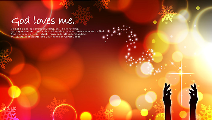 EPS 손 기독교 종교 백그라운드 십자가 일러스트 눈꽃 한명 신체부위 빛 양손 기도 원형 성령 국내일러스트 도형 1 눈_날씨 사람 파일형식 벡터