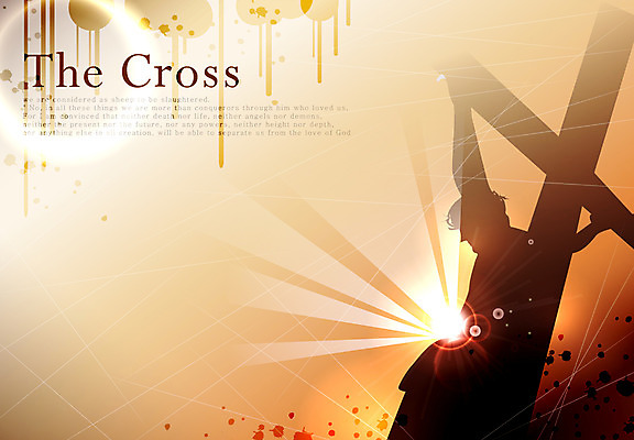 EPS 기독교 종교 백그라운드 십자가 일러스트 종교용품 기독교용품 한명 야외 빛 공백 예수 보혈 국내일러스트 1 사람 신_종교 파일형식 벡터