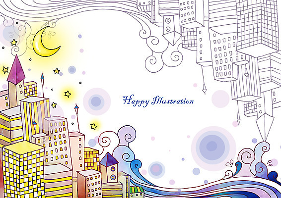 PSD 시설물 영어 공공시설 현대건축 건축 별 물결 선 백그라운드 가로등 일러스트 상상 조명 풍경 빌딩 사람없음 건물 가로 판타지 공백 달 도시 원형 야간 초승달 국내일러스트 자연요소 도형 문자 건축물 시설 파일형식