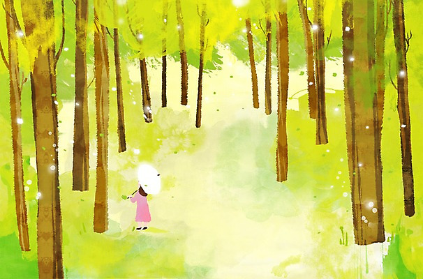 주간 PSD 나무 식물 사계절 계절 여자 길 백그라운드 일러스트 우산 자연 한명 사람 풍경 야외 봄풍경 봄 숲속 숲 양산 여자만 여자한명만 봄배경 국내일러스트 자연요소 1 생태계 파일형식