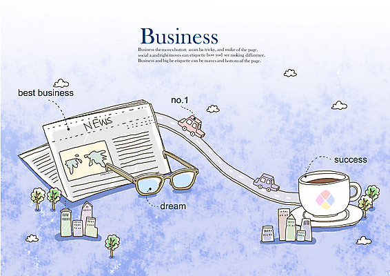PSD 잡화 안경 커피 백그라운드 일러스트 비즈니스 자동차 성공 휴식 잔 한잔 빌딩 사람없음 건물 컵 꿈 신문 뉴스 신문읽기 목표 커피잔 찻잔 컵받침 국내일러스트 1 식기 건축물 음료 육상교통 컨셉 간행물 읽기 받침대 파일형식