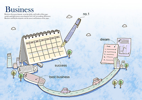 PSD 도로 백그라운드 일러스트 회사 비즈니스 자동차 통계 성공 그래프 빌딩 사람없음 건물 펜 만년필 꿈 달력 목표 계획 USB 국내일러스트 건축물 길 육상교통 컨셉 교통시설 필기구 파일형식
