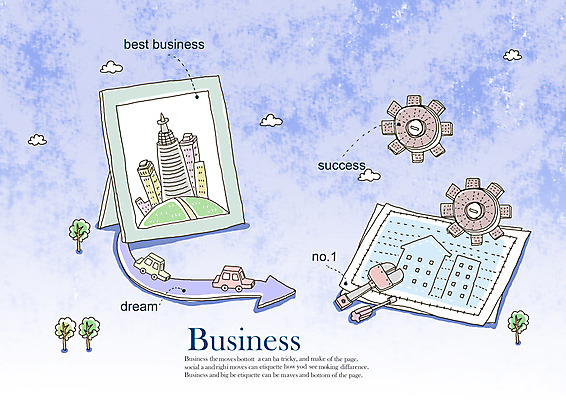 PSD 액자 백그라운드 일러스트 회사 비즈니스 자동차 성공 설계 빌딩 사람없음 꿈 설계도 공구 스패너 드라이버 목표 톱니바퀴 국내일러스트 육상교통 컨셉 건설업 건물 도구 파일형식