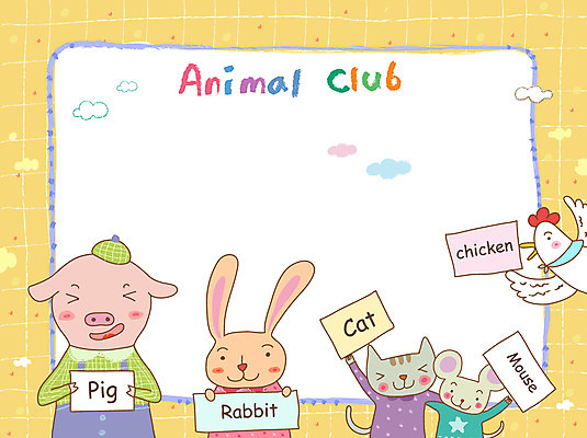 EPS 동물 구름 문자 척추동물 육지동물 알파벳 영어 교육 일러스트 포유류 교과목 프레임 틀 영어교육 사람없음 가로 단어 고양이 공백 토끼 닭 돼지 쥐 낱말카드 영어교실 국내일러스트 자연요소 조류 수업 반려동물 설치류 교구 파일형식 벡터